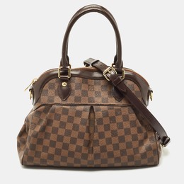 Louis Vuitton: Коричневая сумка 