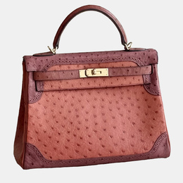 Hermes: Красная сумка  Kelly 32