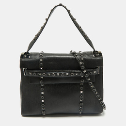 Valentino: Чёрная сумка на руку  Rockstud