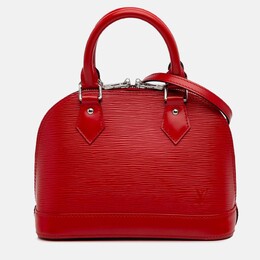 Louis Vuitton: Красная сумка  Alma BB