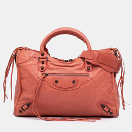 Balenciaga: Красная сумка  Classic City