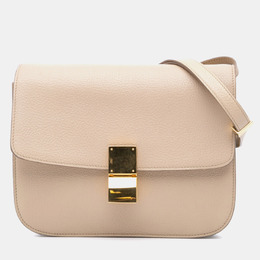Celine: Бежевая сумка 