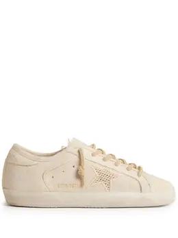 Golden Goose: Бежевые кроссовки  Super Star