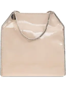 Stella McCartney: Бежевая сумка  Falabella