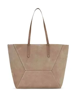 Brunello Cucinelli: Коричневая сумка-шоппер 