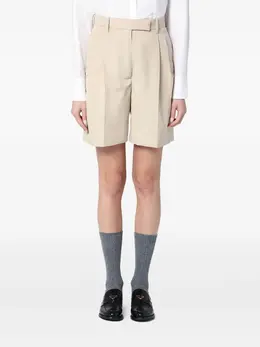 Thom Browne: Бежевые шорты 