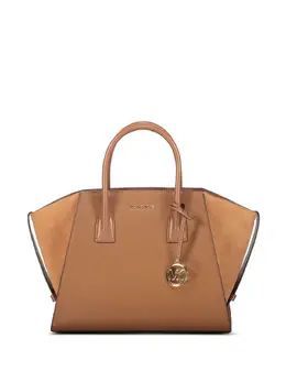 Michael Kors: Светлая сумка-шоппер 