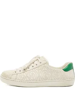 Gucci Pre-Owned: Белые кроссовки 