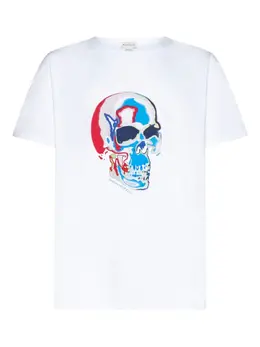 Alexander McQueen: Футболка  Skull с принтом