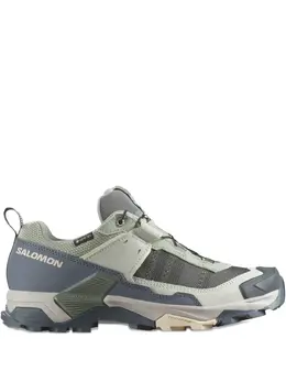 Salomon: Зелёные кроссовки 