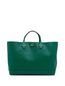 Gucci Pre-Owned: Зелёная сумка-шоппер 
