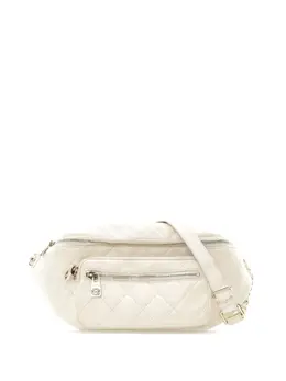 CHANEL Pre-Owned: Белая поясная сумка 