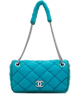 CHANEL Pre-Owned: Голубая сумка 