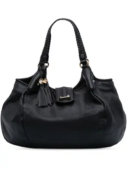 Gucci Pre-Owned: Чёрная сумка-шоппер 