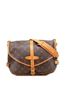 Louis Vuitton Pre-Owned: Коричневая сумка через плечо 