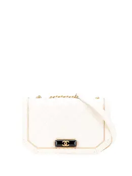 CHANEL Pre-Owned: Белая сумка через плечо 