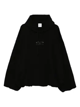 VETEMENTS: Чёрная толстовка 