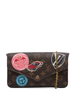 Louis Vuitton Pre-Owned: Коричневая сумка через плечо 