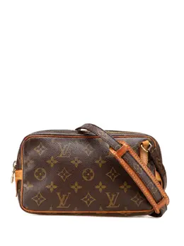 Louis Vuitton Pre-Owned: Коричневая сумка через плечо 