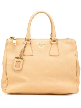 Prada Pre-Owned: Коричневая сумка-шоппер 