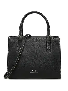 Armani Exchange: Чёрная сумка 