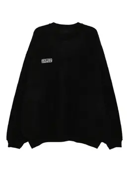 VETEMENTS: Чёрный свитшот 