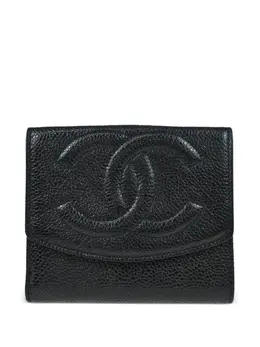 CHANEL Pre-Owned: Чёрный кошелёк 