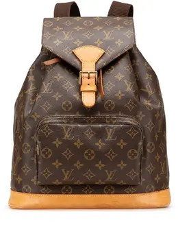 Louis Vuitton Pre-Owned: Коричневый рюкзак 