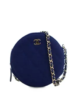 CHANEL Pre-Owned: Голубой клатч 