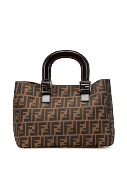 Fendi Pre-Owned: Коричневая сумка-шоппер 