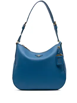 Prada Pre-Owned: Голубая сумка 