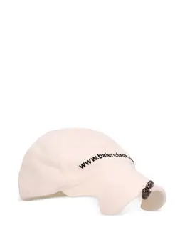 Balenciaga: Белая кепка 