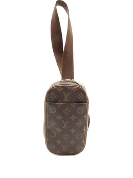 Louis Vuitton Pre-Owned: Коричневая сумка через плечо 