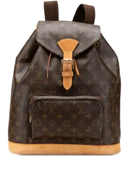 Louis Vuitton Pre-Owned: Коричневый рюкзак 