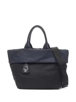 Prada Pre-Owned: Чёрная сумка-шоппер 