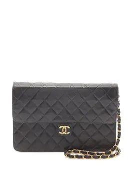 CHANEL Pre-Owned: Чёрная сумка 