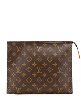 Louis Vuitton Pre-Owned: Коричневый клатч 