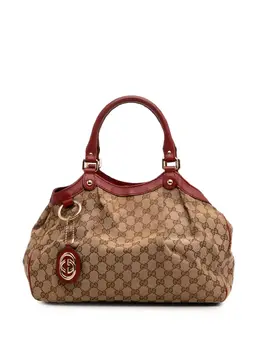 Gucci Pre-Owned: Коричневая сумка-шоппер 