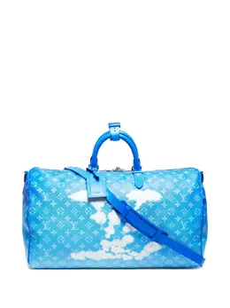 Louis Vuitton Pre-Owned: Голубая сумка 