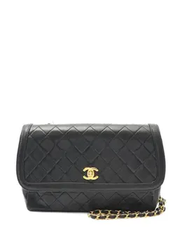 CHANEL Pre-Owned: Чёрная сумка 