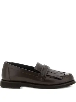 Brunello Cucinelli: Коричневые лоферы  Monili