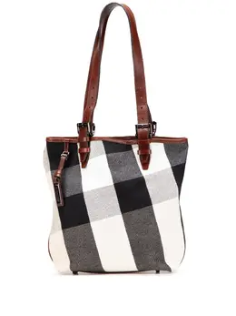 Burberry Pre-Owned: Белая сумка-шоппер 