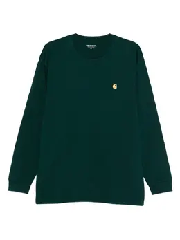 Carhartt WIP: Тёмная футболка 
