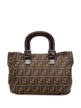 Fendi Pre-Owned: Коричневая сумка-шоппер 