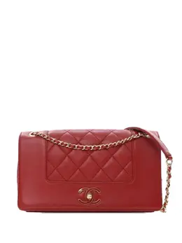 CHANEL Pre-Owned: Красная сумка через плечо 