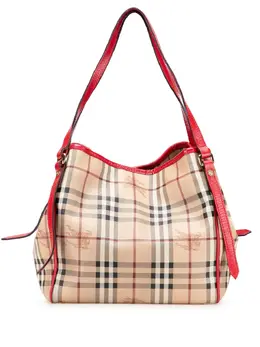 Burberry Pre-Owned: Коричневая сумка-шоппер 