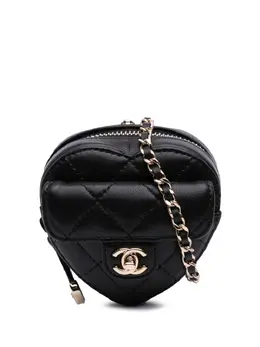 CHANEL Pre-Owned: Чёрное колье 