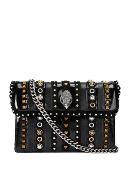 Kurt Geiger London: Чёрная сумка через плечо 