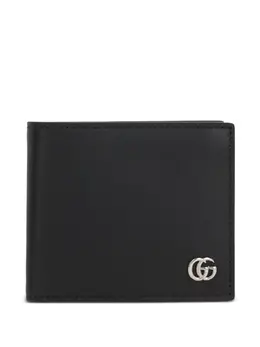 Gucci: Чёрный кошелёк  GG