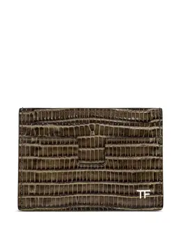 TOM FORD: Коричневый картхолдер 
